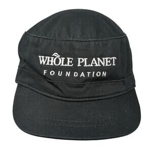 Whole Planet Foundation Slideback Cadet Army Cap Black One Size Big Accessories